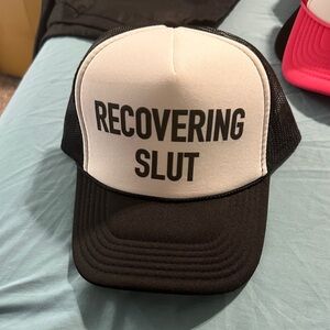 Black and White Trucker Hat